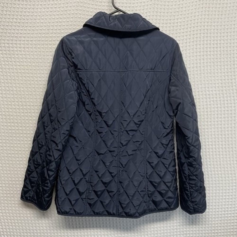 Michael‎ Kors Navy Lightweight Button Front Diamond Quilted Jacket Women S China - Picture 8 of 10